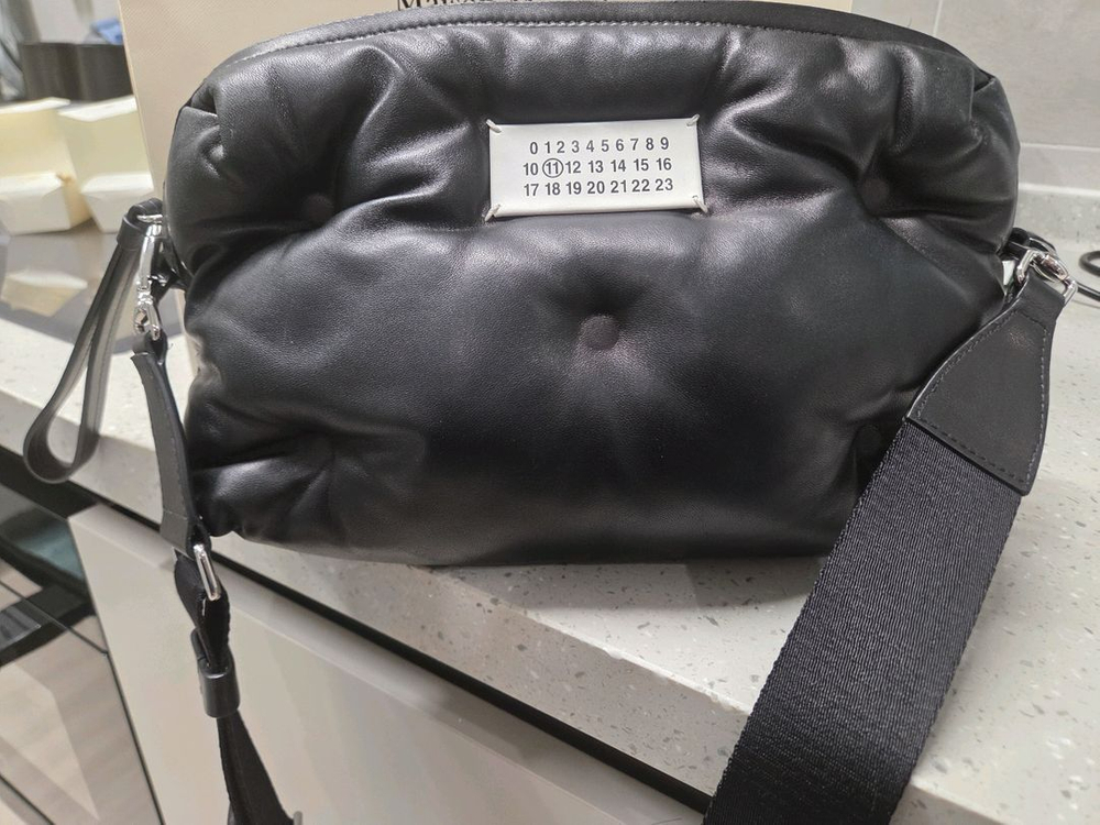 급매! 정품 메종 마르지엘라 글램슬램 카메라백/ 양가죽--5