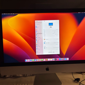 iMac 2017, 27, 24기가, 2테라