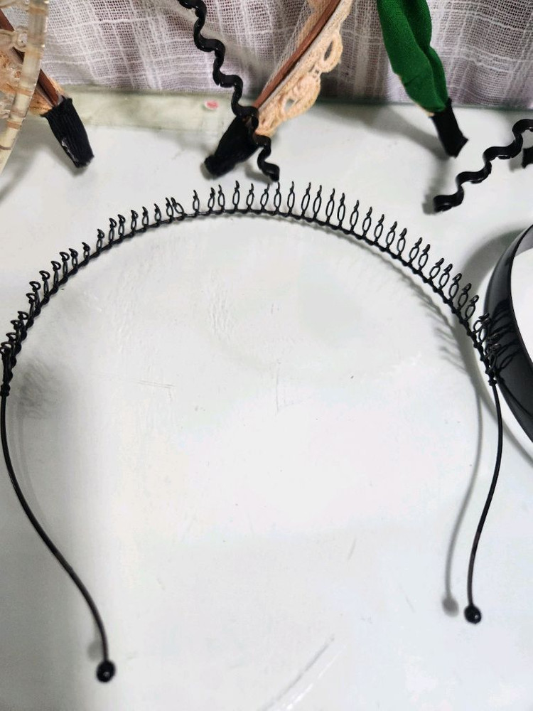 머리띠8종세트[레이스머리띠.리본머리띠 ...--3