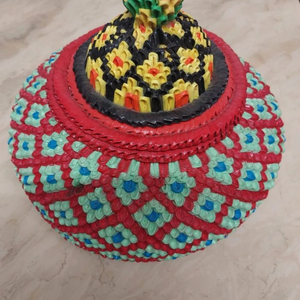 종이수공예 바구니 이미지