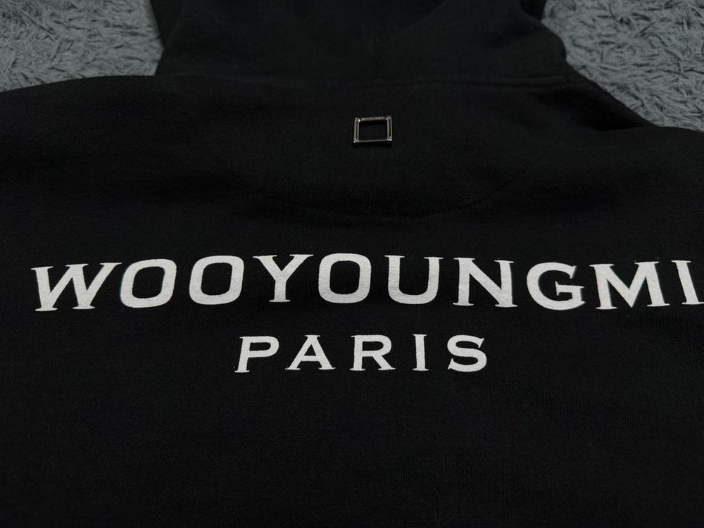 우영미 백로고 후드티 50사이즈 23SS 이미지