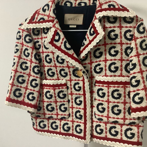 구찌 GG 트위드 재킷 & 스커트 세트