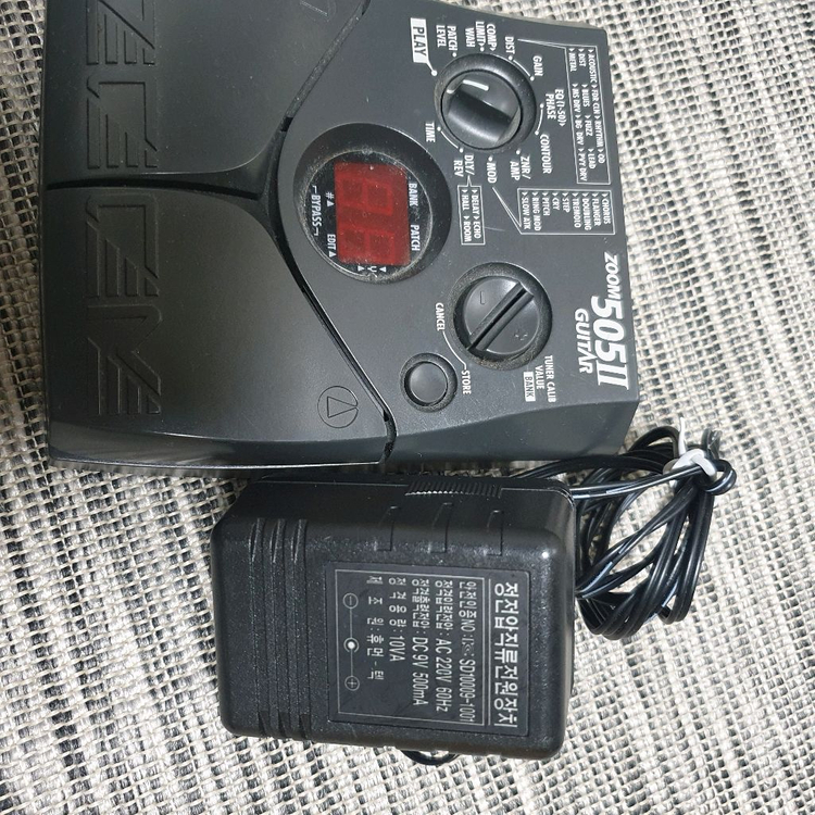 Zoom 505II Guitar 멀티 이펙터 (전원 어댑터 포함)--4