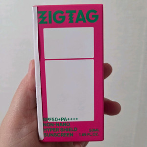 ZIGTAG 논나노 하이퍼실드 선스크린 SPF50+ PA++++ 50ml