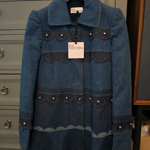 새상품 Red Valentino 데님 누빔코트