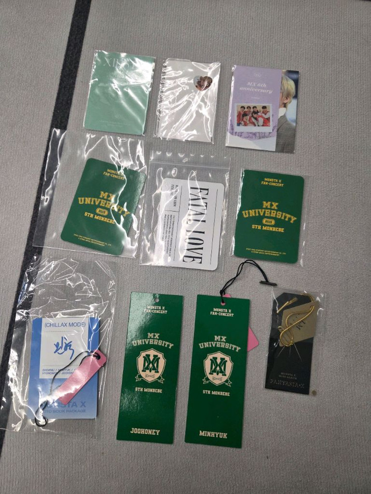 몬스타엑스 몬엑 포카 포토카드 일괄 이미지