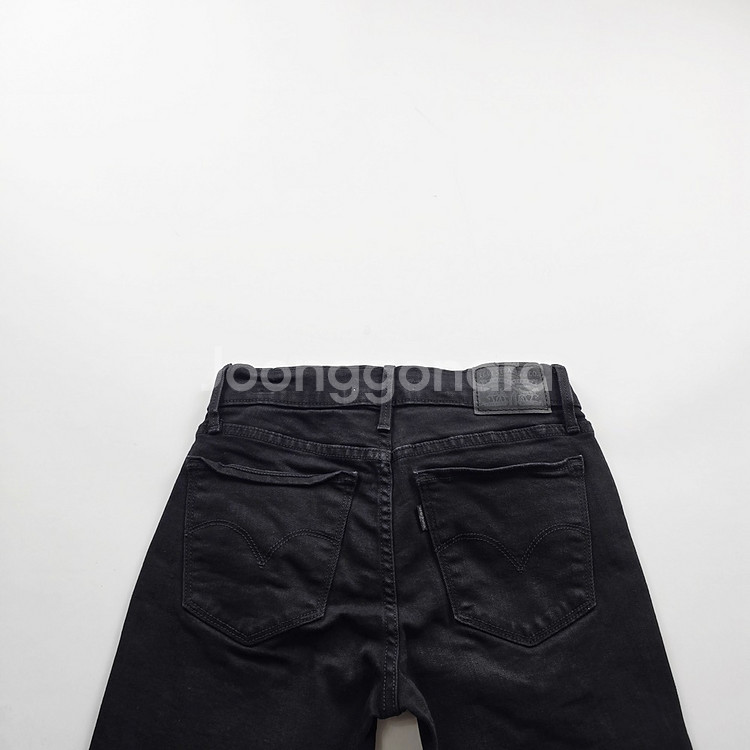 리바이스 청바지 흑청 스판 데님 사이즈25 R3901--1