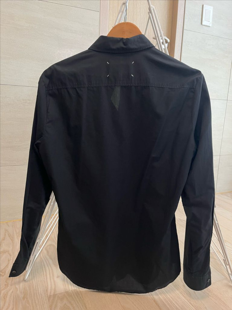 메종 마르지엘라 / 스티치 셔츠 블랙 / 39--1