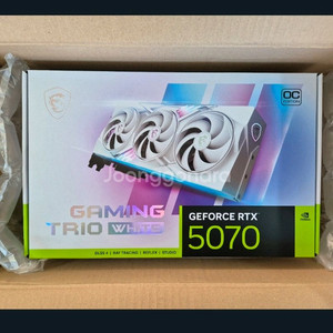 MSi RTX 5070 트리오를> 5070ti나 5080 msi나 Asus화이트 모델 교환 하실분(판매X)