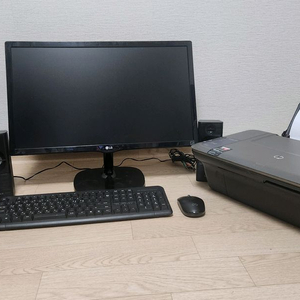 HP 올인원 컴퓨터 + 복합기 세트
