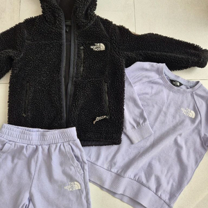 택포 120사이즈 일괄노스페이스 노쓰페이스 정품 후리스 라벤더 상하복 티셔츠 바지 점퍼 잠바 패딩