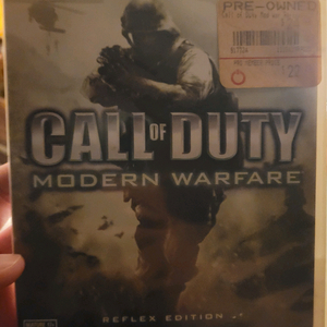 Wii 콜오브듀티 모던워페어(미국판)