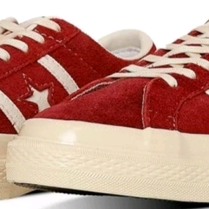 컨버스 재팬 Star & Bars 레드 스웨이드 265