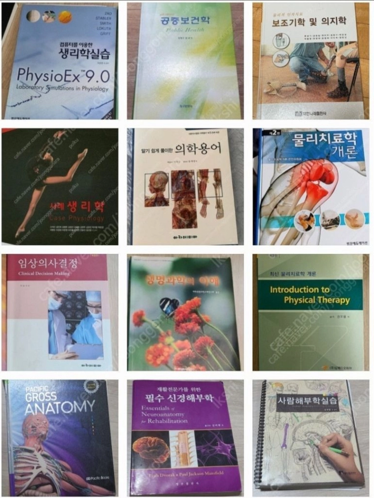 치료학과 전공책 이미지
