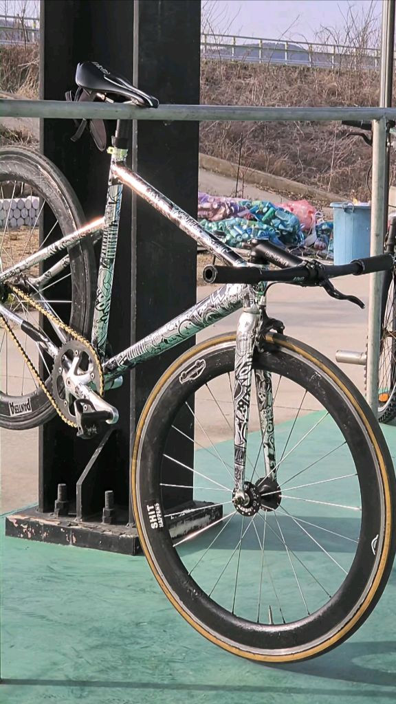 픽시 자전거(언노운 PS1 스티커밤 커스텀)--3