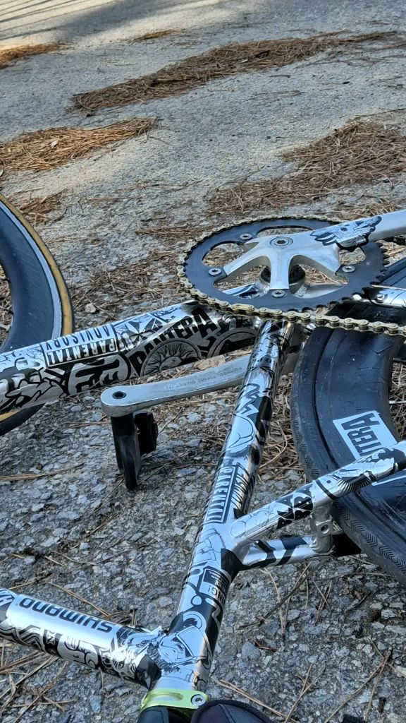 픽시 자전거(언노운 PS1 스티커밤 커스텀)--4