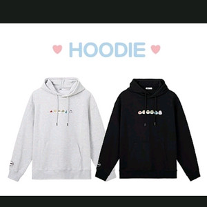 잠뜰 픽셀리 스파오 콜라보 잠옷 후드티 퍼플리스