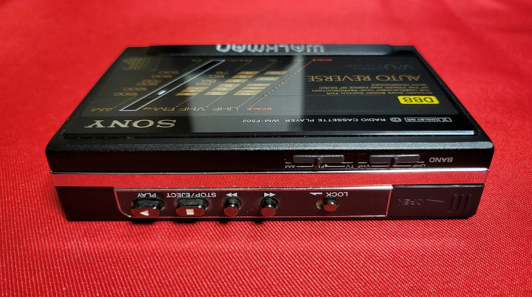 소니워크맨 WM-F502 깨끗한 풀세트 정상작동품--4