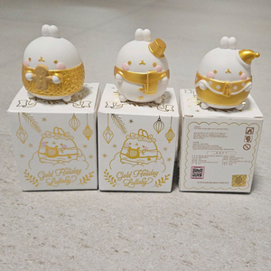 홀리데이몰랑이피규어 목도리눈사람 포근니트 요정망토