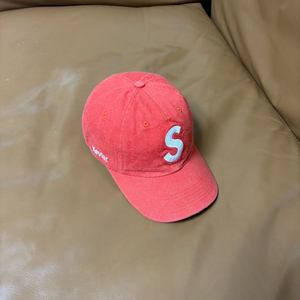 슈프림 S로고 6패널 볼캡 모자 22ss 케블라 레드