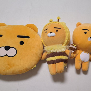 카카오프렌즈 라이언 인형 3종 일괄
