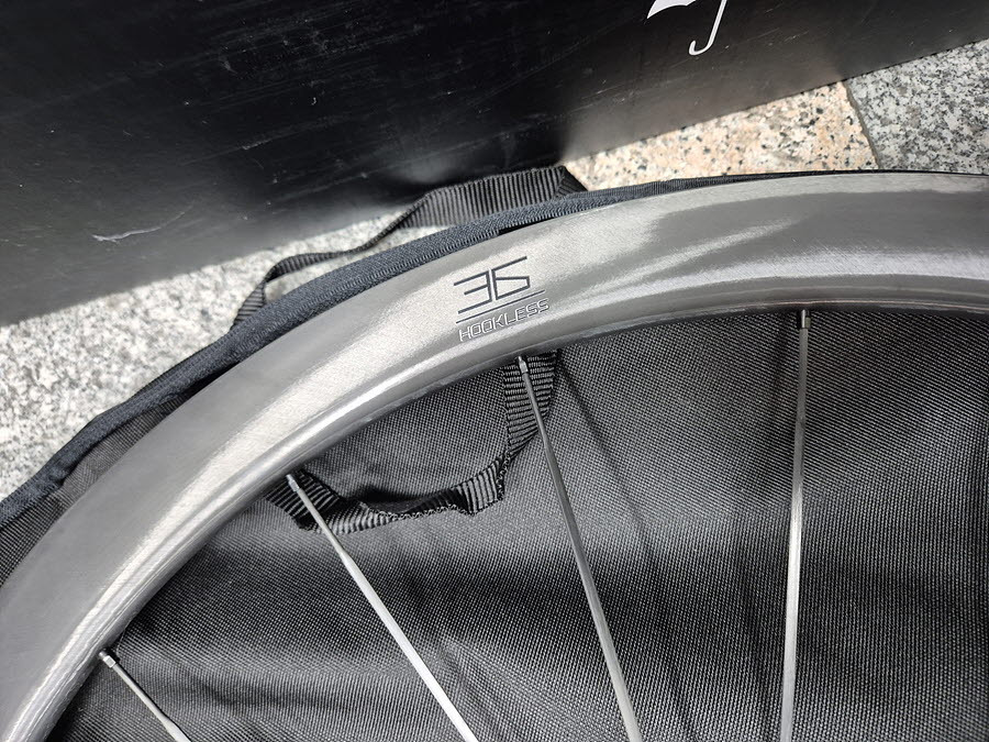 *미사용품*케이덱스 36 튜블리스 디스크 카본 휠셋--7