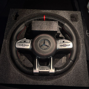 벤츠 AMG 카본 레드스티치 스티어링 휠 핸들
