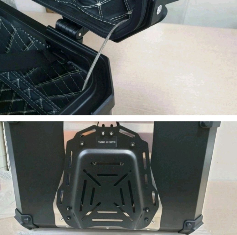 오토바이 탑박스 알루미늄탑박스 바이크용품 배달통 pcx125 nmax 오토바이용품(새상품) 이미지