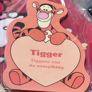 디즈니 위니 더 푸_티거 모양 메모패드