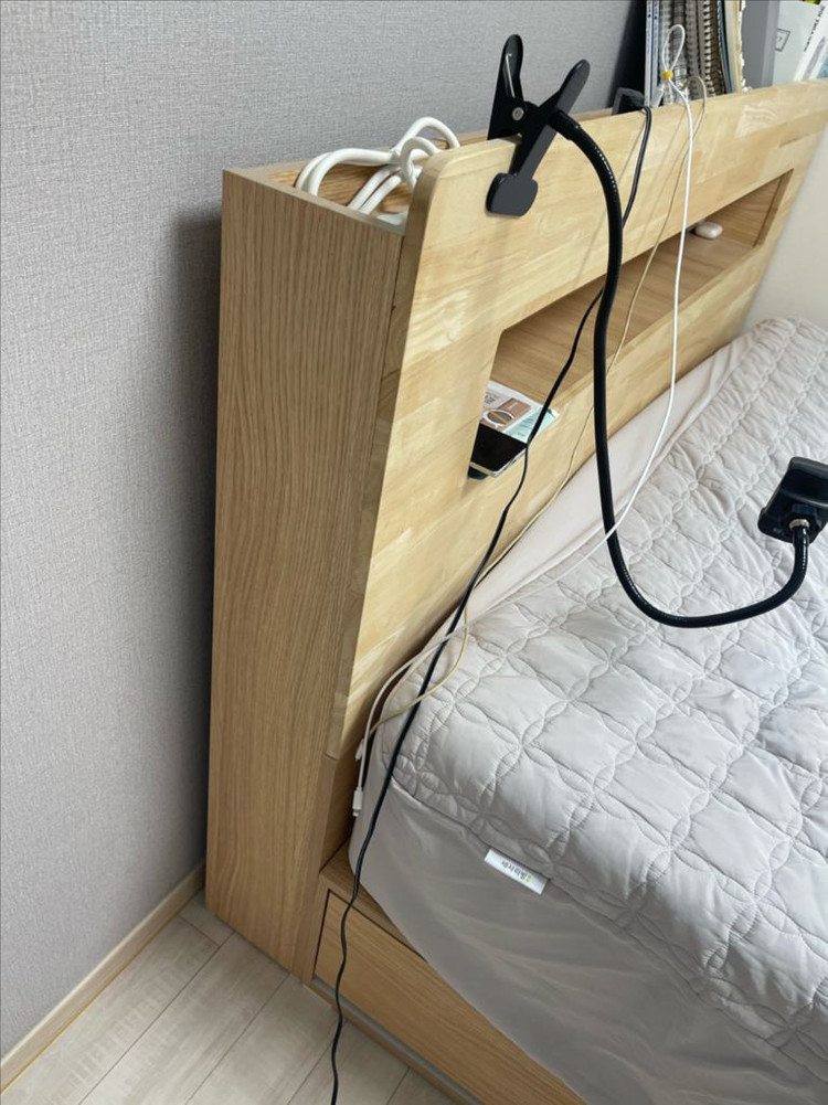 원목 침대프레임 + 매트리스 세트 퀸사이즈--1