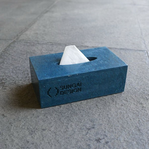 SUNGAI DESIGN 티슈 케이스 블루