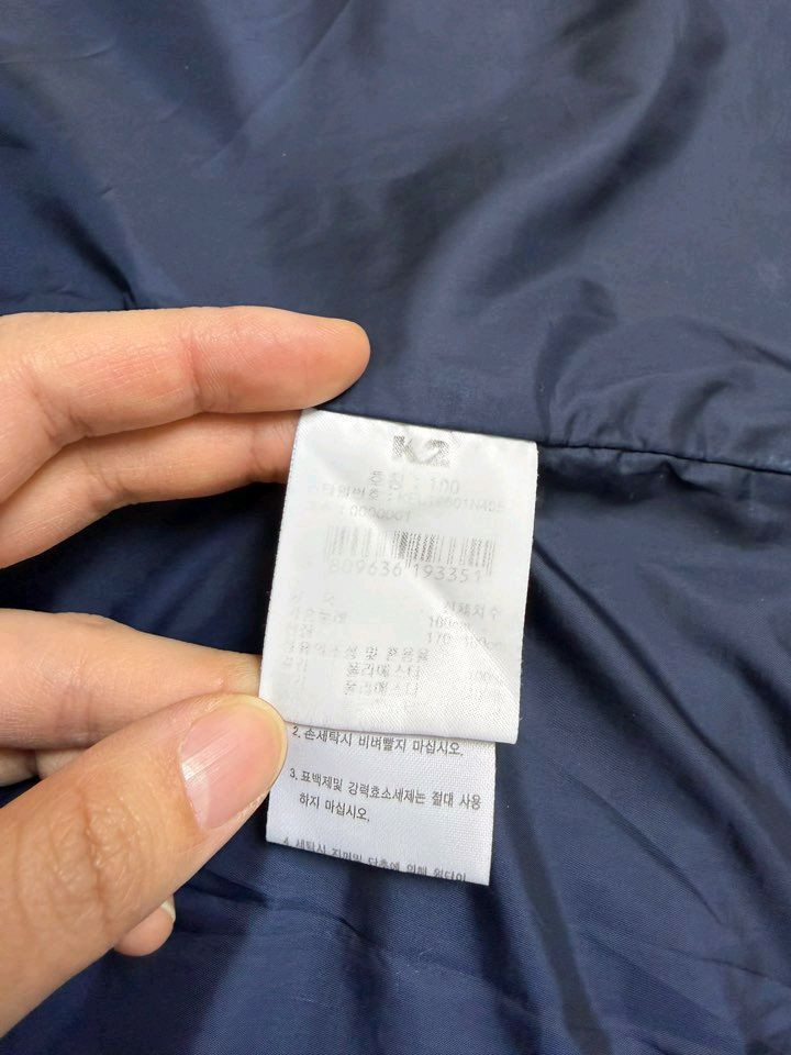 K2 경량 패딩 조끼 남성용100사이즈 L--6