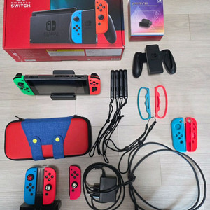닌텐도 스위치(배터리 개선판) 및 게임 등 풀세트
