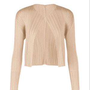 플리츠플리즈 먼슬리 라이트베이지 가디건 3 사이즈 새상품