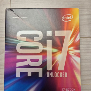 인텔 i7 6700k 판매합니다. 이미지