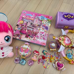 [새상품급] 티니핑 슈가베리팩트+행운핑하우스+미스틱하트윙보우+서비스