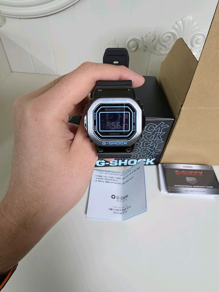 지샥 GM 5600BWD 뱀포드 콜라보 한정판--1