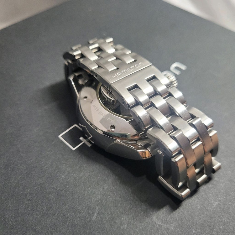 해밀턴 재즈마스터 오토매틱 크로노 청판 시계.--3