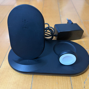 정품 벨킨 3in1 무선충전기 WIZ001 블랙 SS급