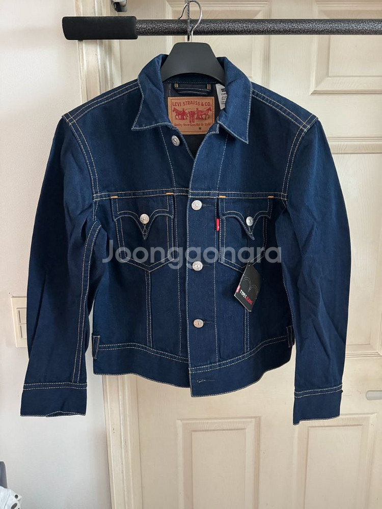 리바이스 타입원 type1 진청데님자켓 청자켓 M(100)미듐 탭 새제품--2