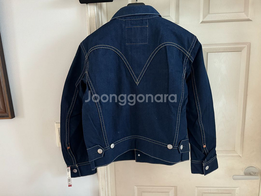 리바이스 타입원 type1 진청데님자켓 청자켓 M(100)미듐 탭 새제품--3