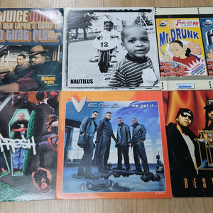 힙합/록 LP 앨범 컬렉션 14장 세트 이미지