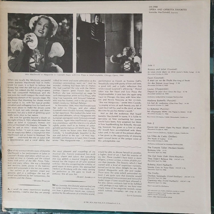 MARIA CALLAS LP 이미지