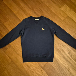 메종키츠네 21ss 칠랙스폭스 맨투맨 다크네이비 M 백화점정품