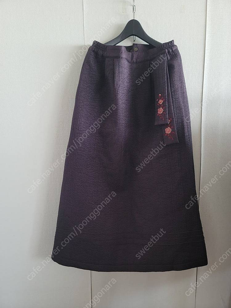 절복 개량한복 4개 스커트 누빔--4