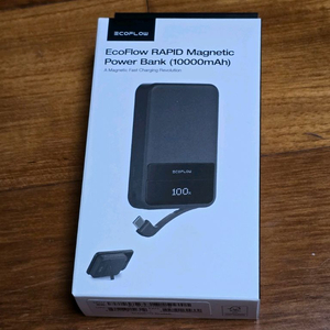 에코플로우 라피드 보조배터리 RAPLD 10000 맥세이프 보조배터리 초고속 충전 무선 30W, 유선 65W 충전