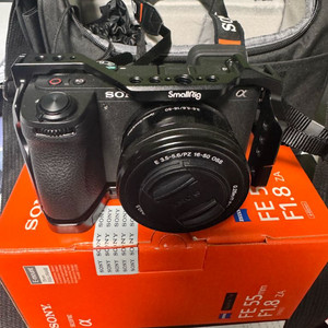 소니 a6700바디 + 번들랜즈 + FE 55mm 렌즈 세트 (풀셋)
