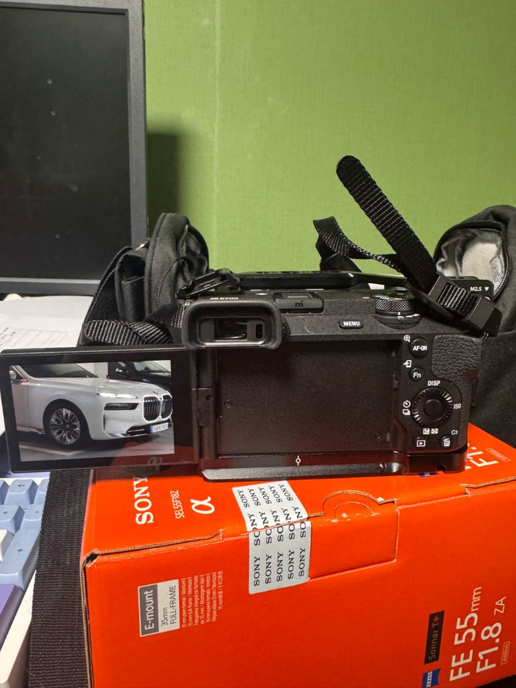 소니 a6700바디 + 번들랜즈 + FE 55mm 렌즈 세트 (풀셋) 이미지