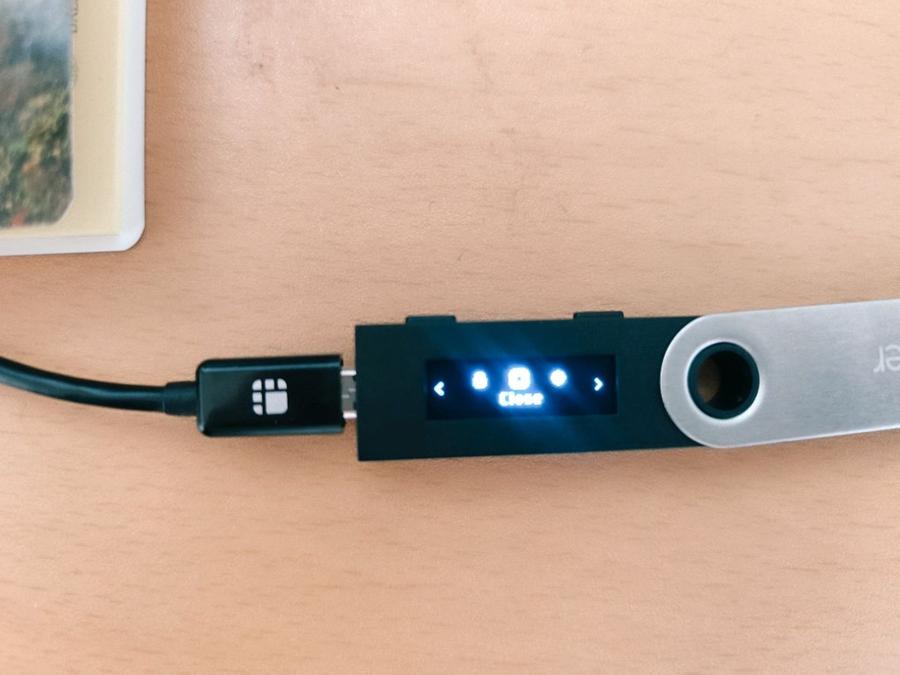 Ledger Nano S 렛저 나노S 하드웨어 지갑 이미지