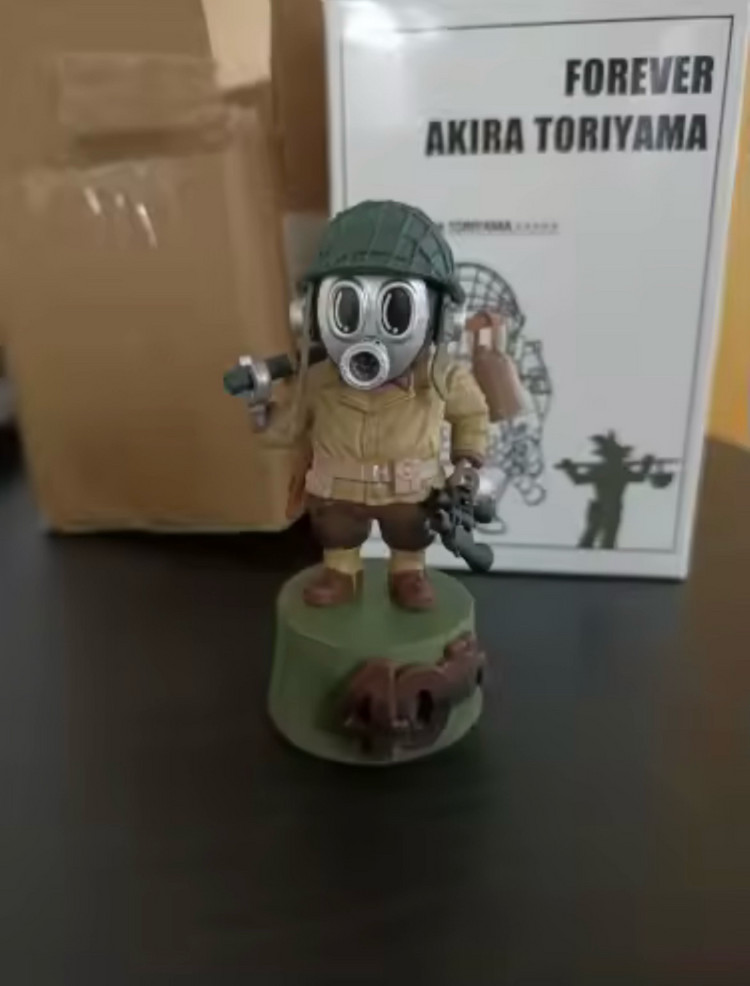 드래곤볼 기념품 피규어+캐릭터도감 씰--4